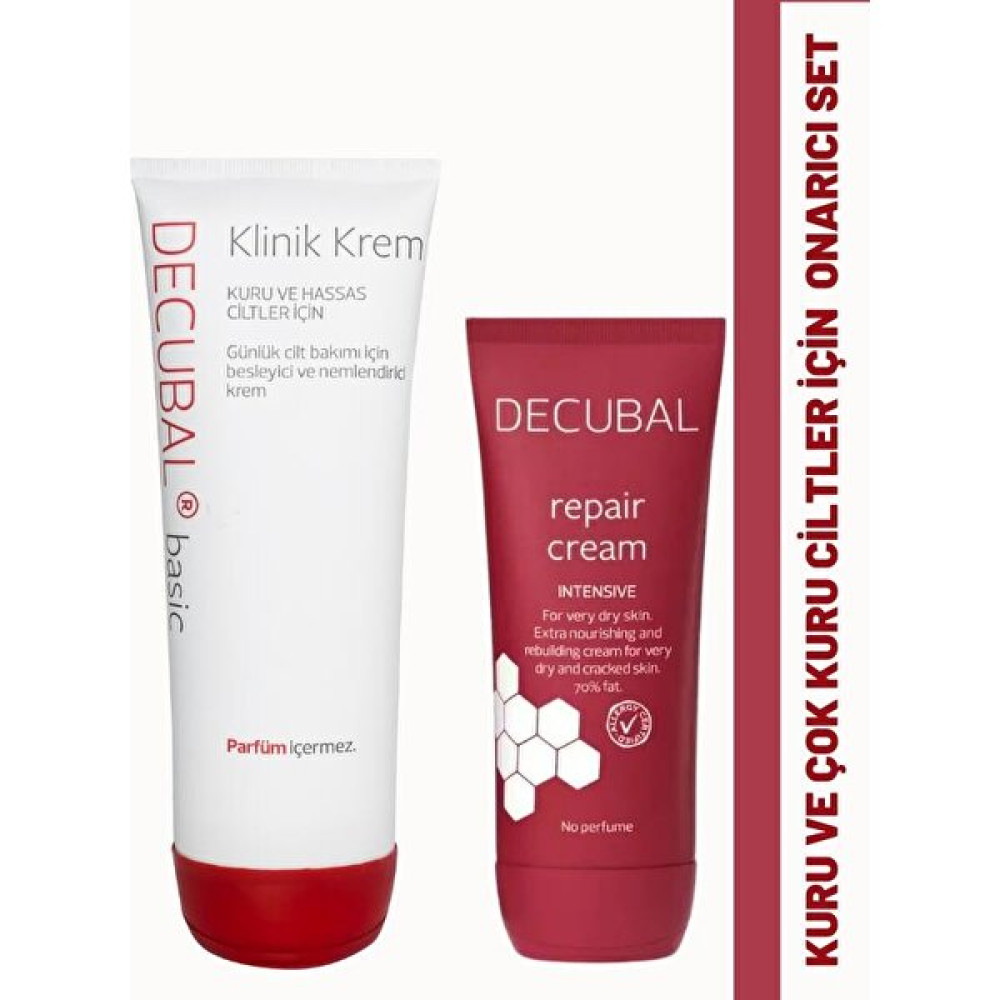 Decubal Kuru ve Çok Kuru Ciltler İçin Onarıcı Krem Set Nemlendiriciler Fiyatı