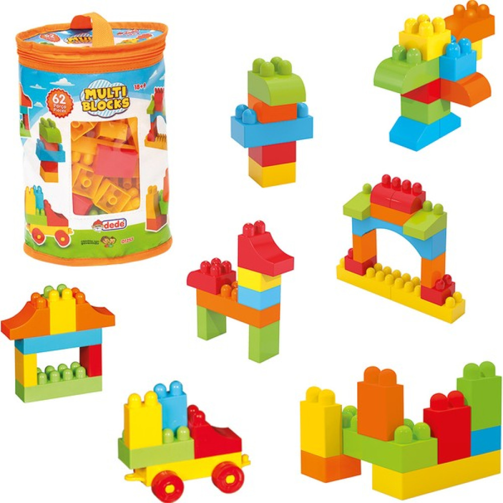 Dede Multi Blocks 62 Parça Legolar ( Yapım Oyuncakları ) Fiyatı