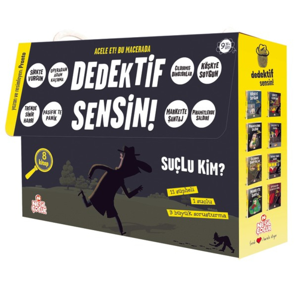 Dedektif Sensin - (2 Set Bir Arada 8 Kitap) - Pronto Fantastik Macera Fiyatı