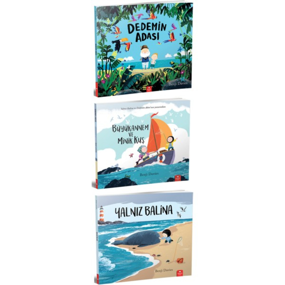Dedemin Adası - Büyükannem ve Minik Kuş - Yalnız Balina 3 Kitap - Benji Davies Çocuk Masal Fiyatı