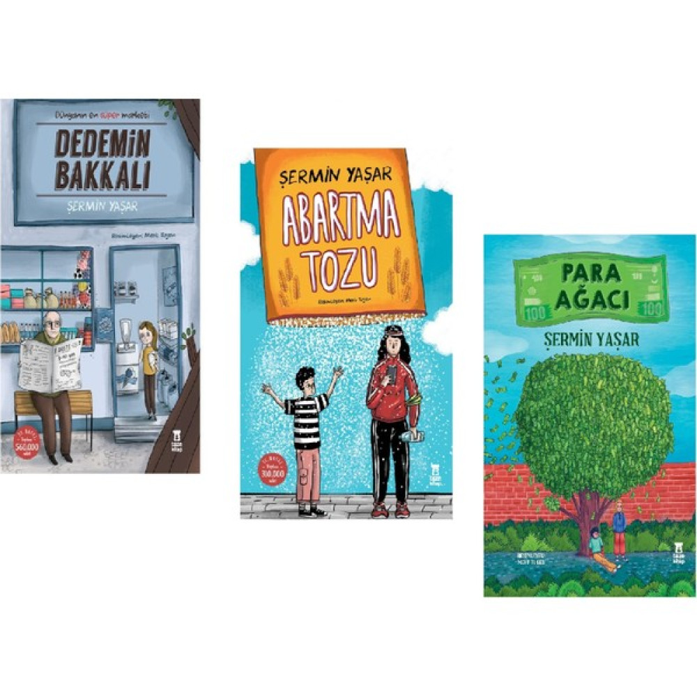 Dedemin Bakkalı - Abartma Tozu - Para Ağacı 3 Kitap Set Çocuk Roman Fiyatı