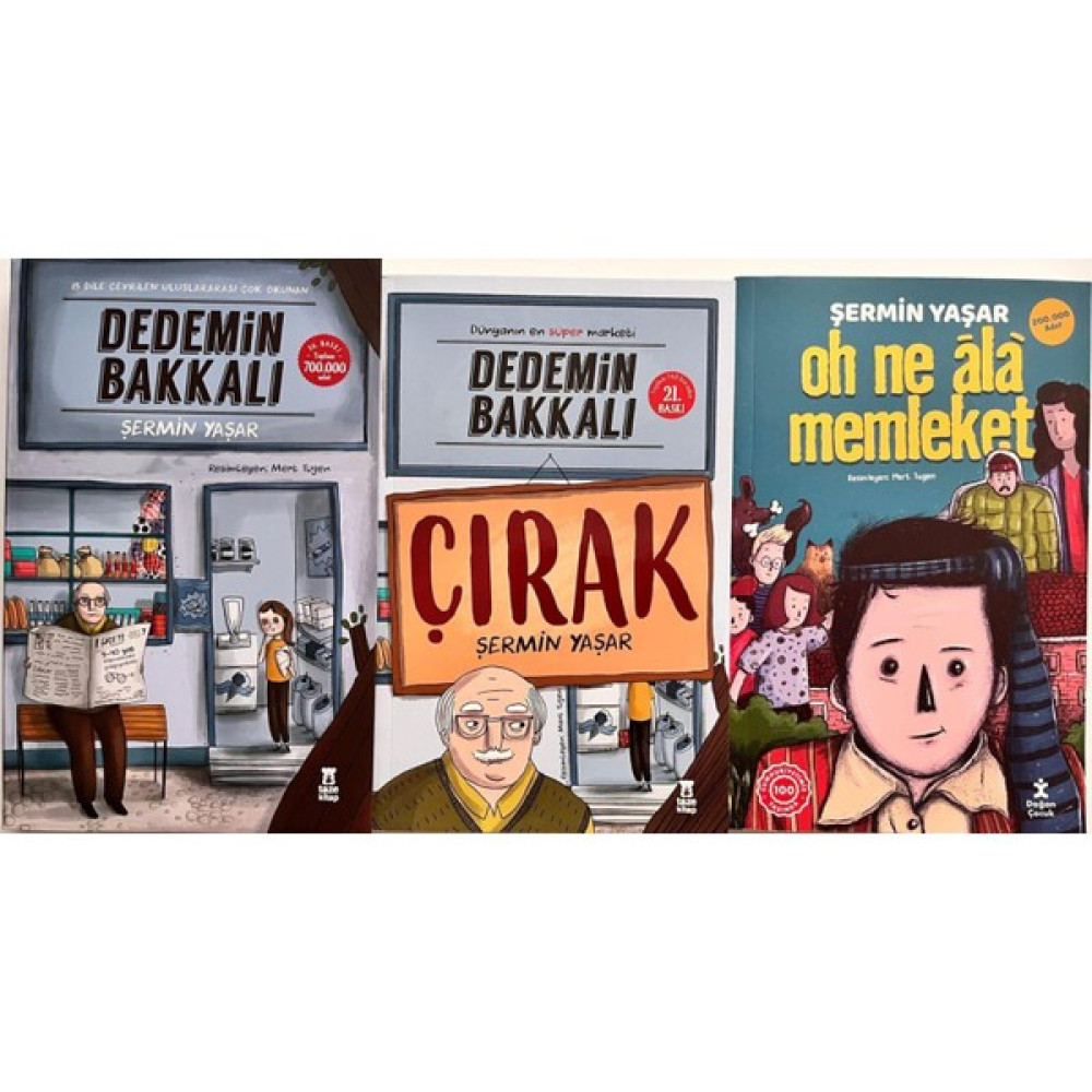 Dedemin Bakkalı - Çırak - Oh Ne Ala Memleket 3 Kitap - Şermin Yaşar Çocuk Öykü Fiyatı