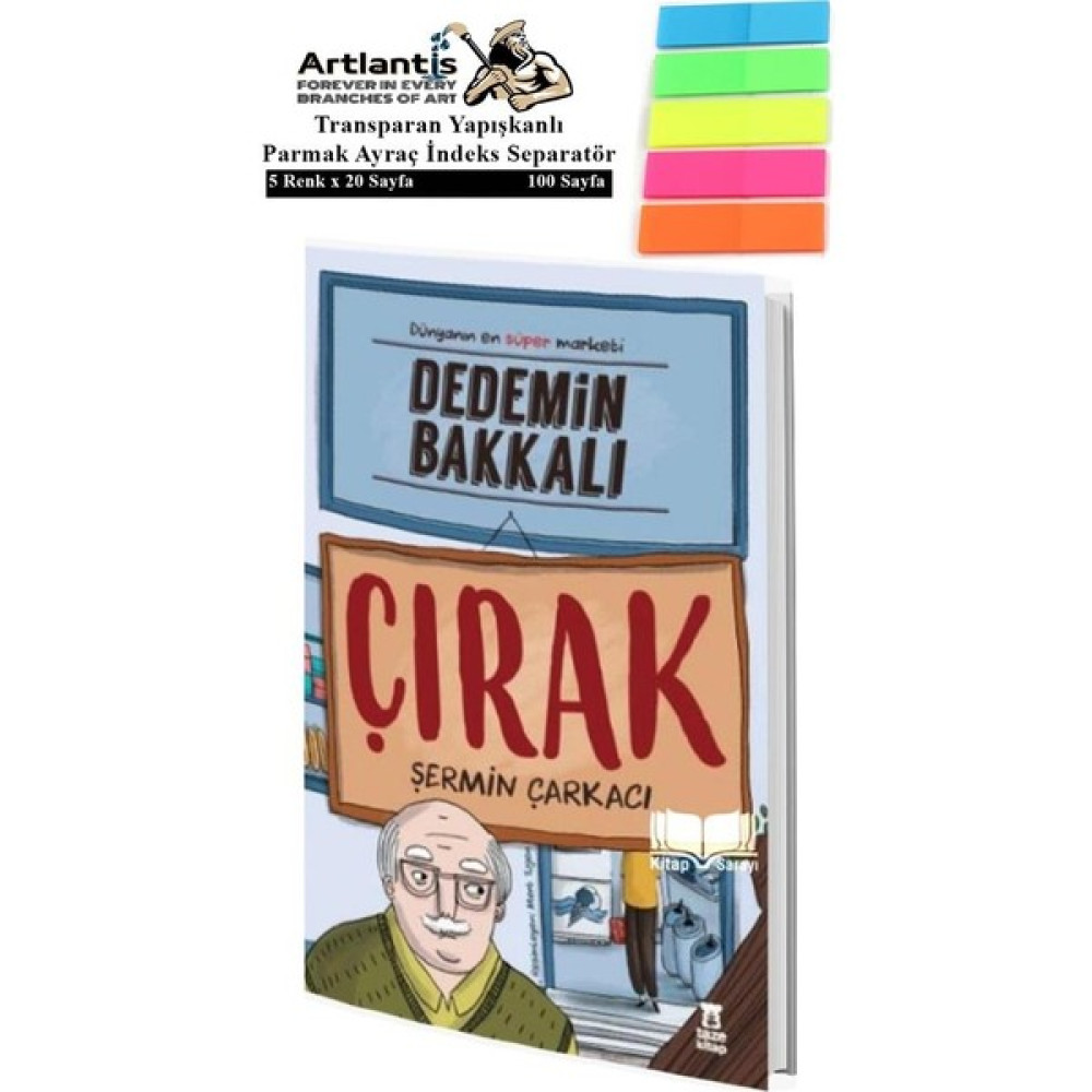 Dedemin Bakkalı Çırak Şermin Yaşar 200 Sayfa Karton Kapak 1 Adet Fosforlu Transparan Kitap Ayraç - Şermin Yaşar - Standart Çocuk Masal Fiyatı