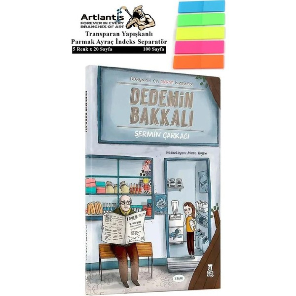 Dedemin Bakkalı Şermin Yaşar 200 Sayfa Karton Kapak 1 Adet Fosforlu Transparan Kitap Ayraç - Şermin Yaşar - Standart Çocuk Masal Fiyatı