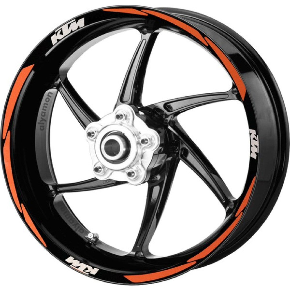 Deeb Ktm Jant Şeridi Reflektif Beyaz Beyaz Model S - Turuncu - Beyaz Oto Boyaları Fiyatı