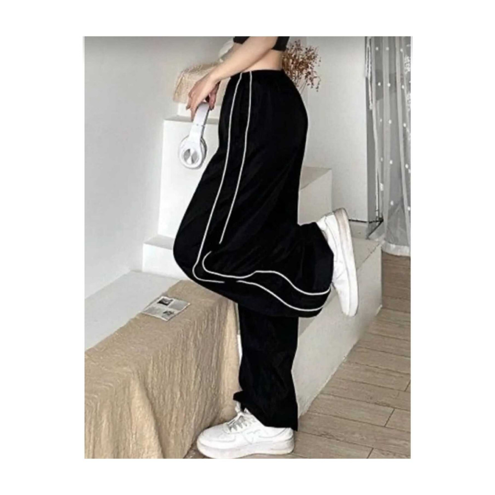 DEEFWEAR Y2k Siyah Örme Pantolon Eşofman L Beden Kadın Pantolon Fiyatı