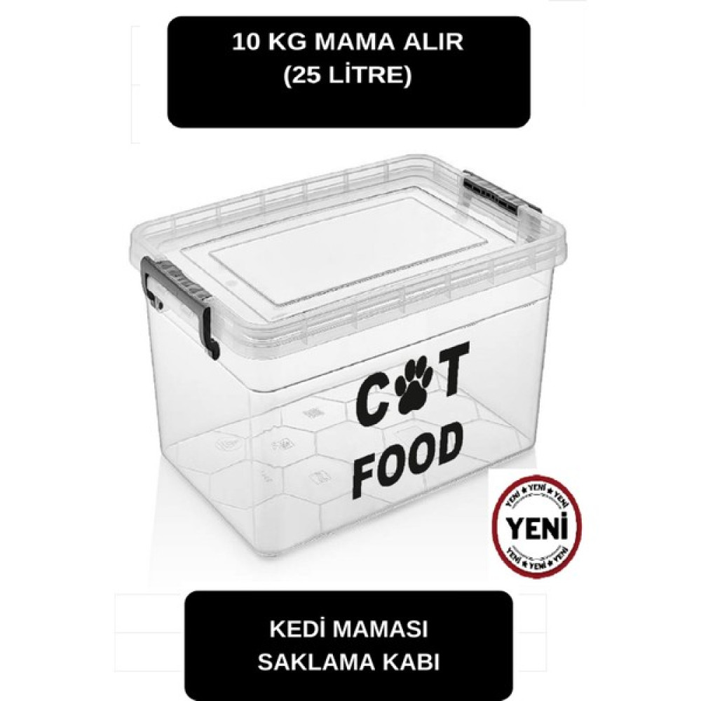Deembro 10 kg Kedi Mama Saklama Kabı Mama Saklama Kabı Kuru Mama Saklama Kutusu Kedi Maması Saklama Kabı Evcil Hayvan Ürünleri Fiyatı