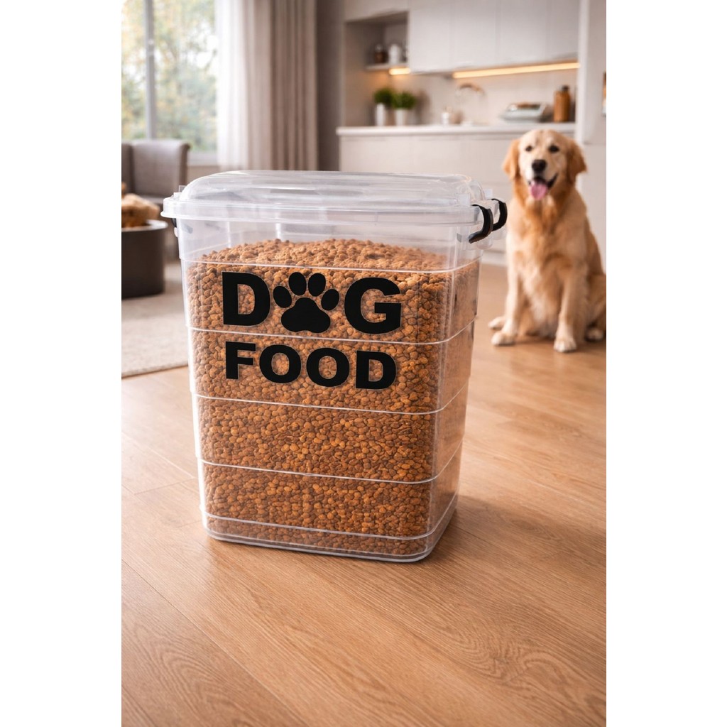 Deembro 15 kg Köpek Mama Saklama Kabı Mama Saklama Kabı Köpek Maması Saklama Kabı Mama Saklama Kutusu büyük boy Evcil Hayvan Ürünleri Fiyatı