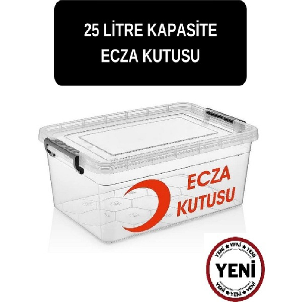 Deembro Büyük Ecza Kutusu 25 Lt Ilk Yardım Ecza Dolabı Çantası Ilaç Kutusu Ilaç Saklama Kabı Kutusu Ilaç Banyo Dolabı / Mobilyası Fiyatı