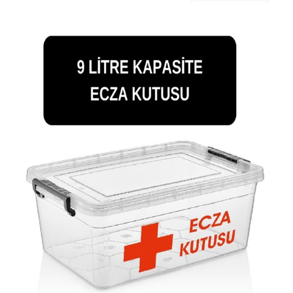 Deembro Ecza Kutusu 9 Lt Ilk Yardım Ecza Dolabı Çantası Ilaç Kutusu Ilaç Saklama Kabı Kutusu Ilaç Dolabı Banyo Dolabı / Mobilyası Fiyatı