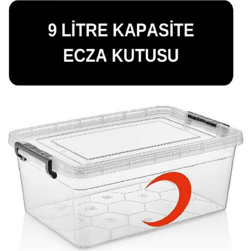 Deembro Ecza Kutusu 9 Lt Ilk Yardım Ecza Dolabı Çantası Ilaç Kutusu Ilaç Saklama Kabı Kutusu Ilaç Dolabı Yeni Ürün Banyo Dolabı / Mobilyası Fiyatı