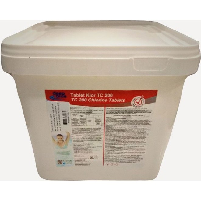 Deep Blue 10 kg Çok Fonksiyonlu Havuz Tableti %90 Klor ile Yüzme Havuzları İçin Etkili Diğer Fiyatı