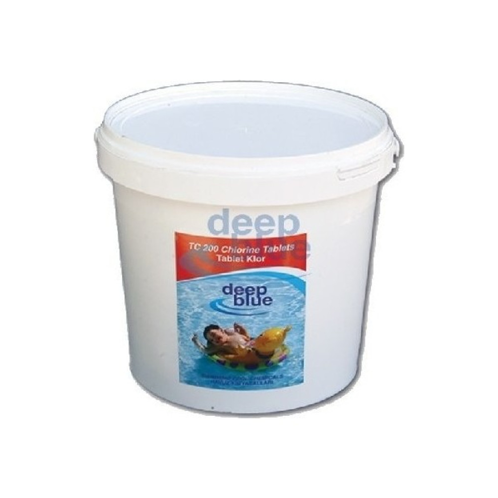Deep Blue Havuzavm-Tablet Klor 200 Gr. %90 20 Kg. Deep Blue Bahçe Malzemeleri Fiyatı