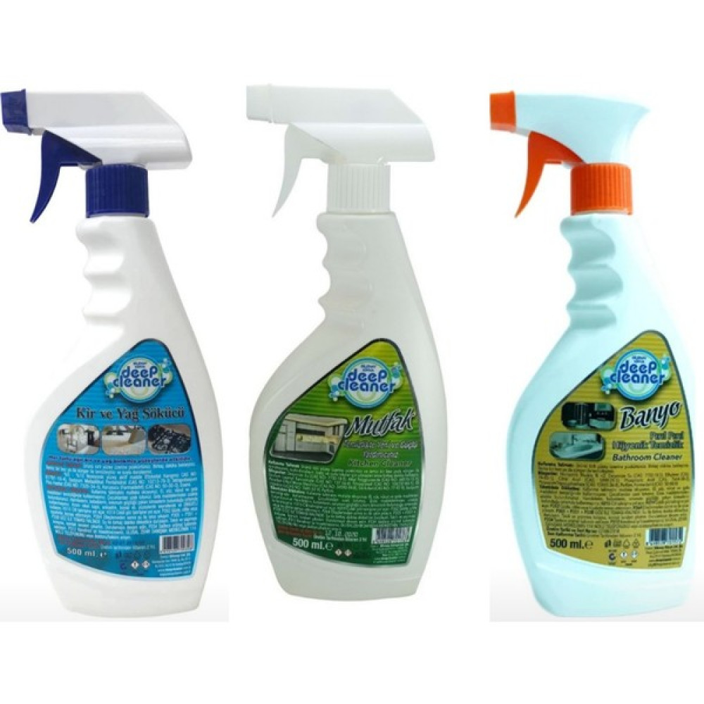 Deep Cleaner 500 ml Mutfak+Banyo+Kir ve Yağ Sökücü - 1,5 lt Oto Boyaları Fiyatı