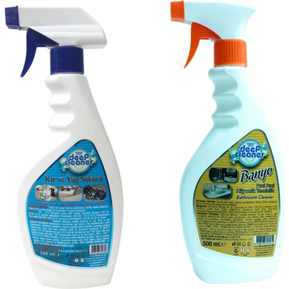 Deep Cleaner Kir ve Yağ Sökücü 500 ml + Banyo Temizleyici 500 ml - 1 lt Oto Boyaları Fiyatı