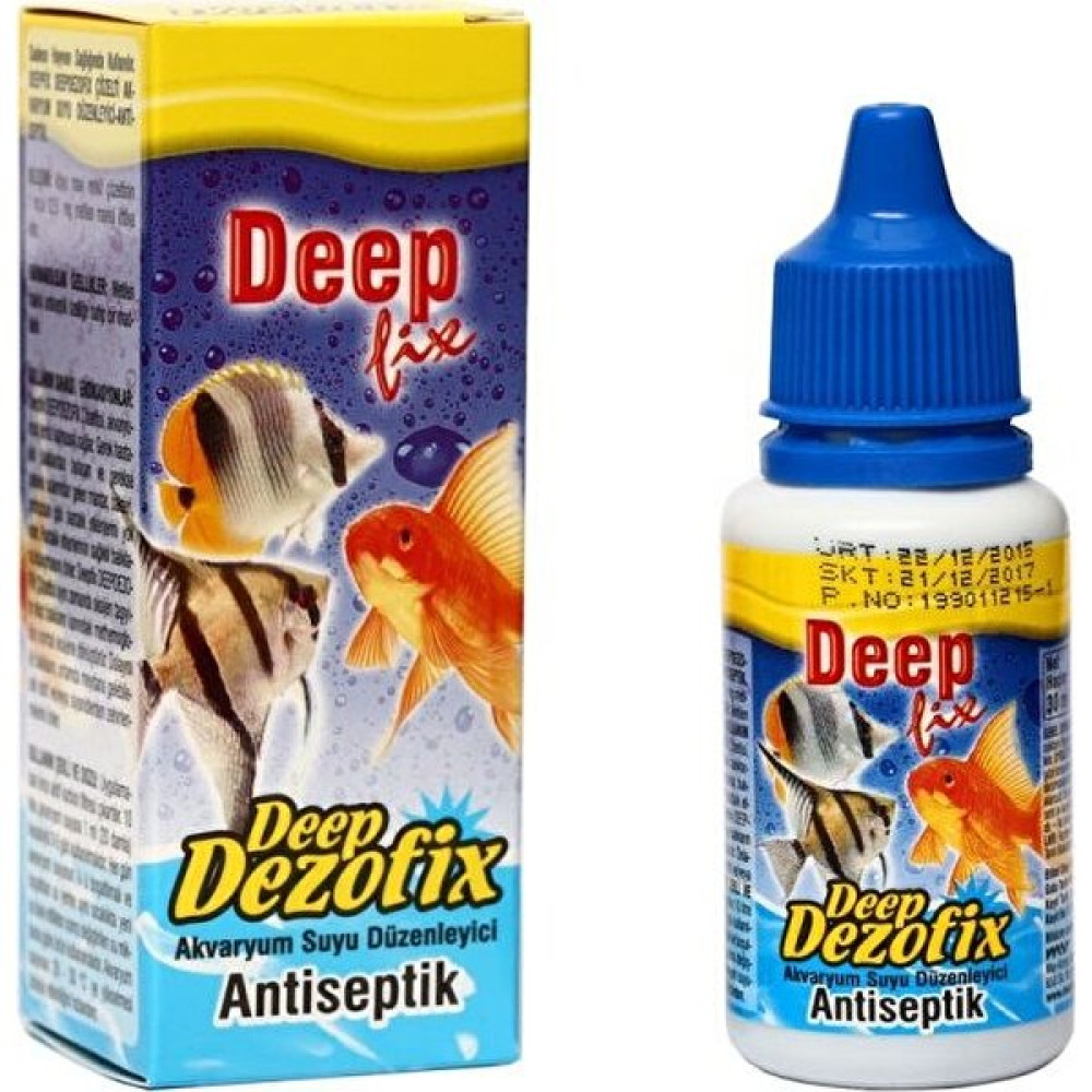 Deep Dezofix Antiseptik Akvaryum Su Hazırlayıcı 30 Ml Evcil Hayvan Ürünleri Fiyatı