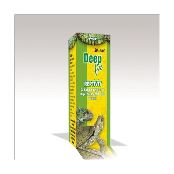 Deep Fix Reptivit Kaplumbağa Vitamini 30 ml Su Kaplumbağaları ve Sürüngenler için Multivitamin Takviyesi Diğer Fiyatı