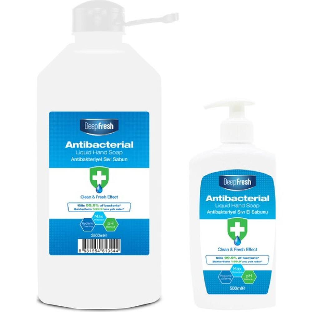 Deep Fresh Antibakteriyel Sıvı Sabun 2.5 lt & 500 ml Avantaj Paketi Sabunlar Fiyatı