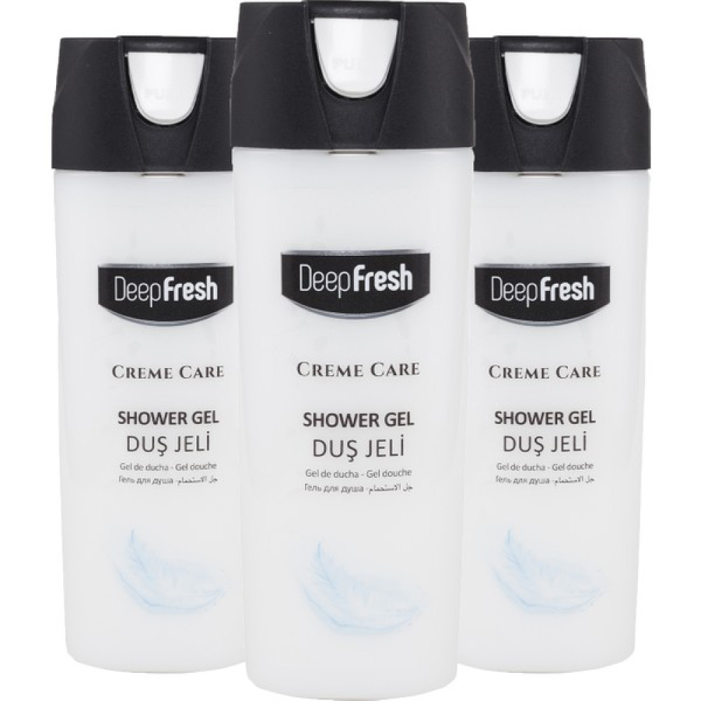 Deep Fresh Pratik Kapaklı Duş Jeli Cream Care 3 x 500 ml Duş Jelleri ve Banyo Köpükleri Fiyatı