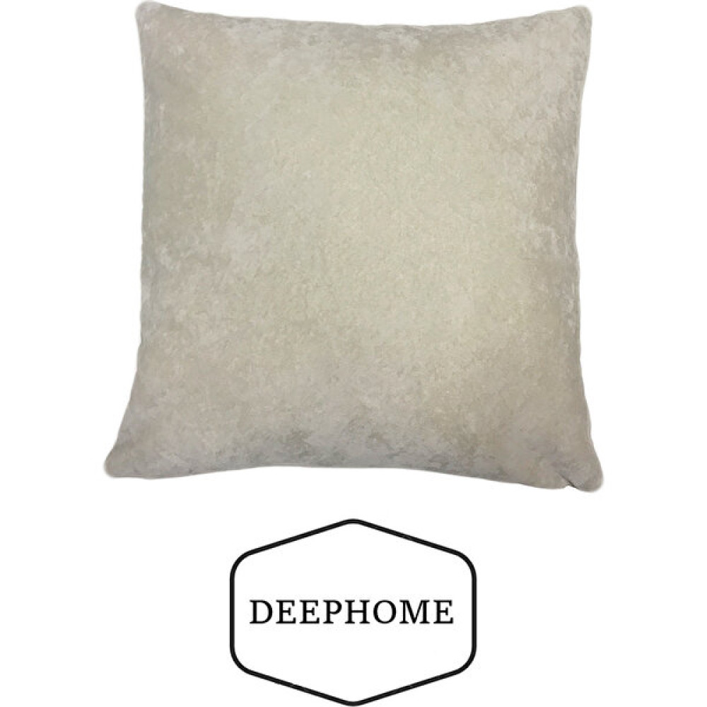 Deep Home Kırlent Yastık Kılıfı Angelica - 45 x 45 cm - Gri - Krem Kırlent / Mobilya Yastığı Fiyatı