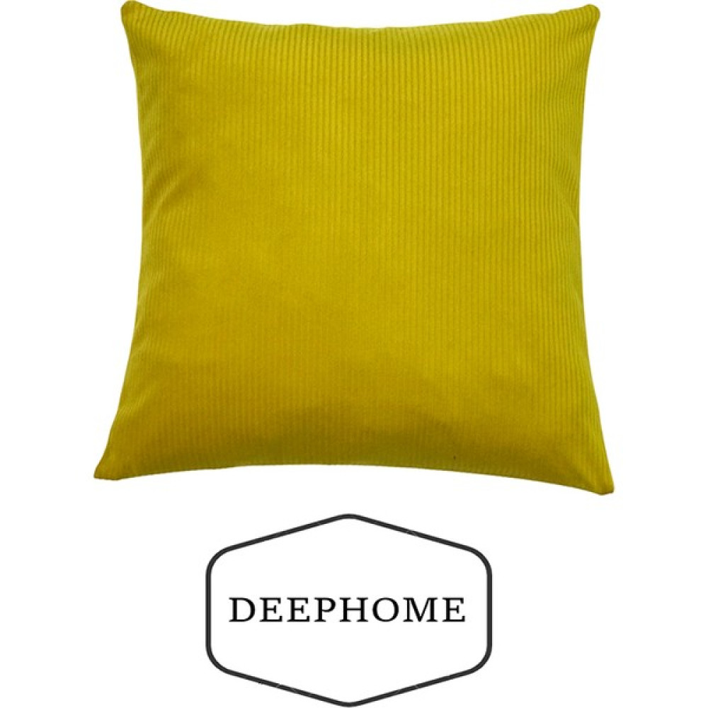 Deep Home Kırlent Yastık Kılıfı Mentha - 45 x 45 cm - Açık Sarı Kırlent / Mobilya Yastığı Fiyatı
