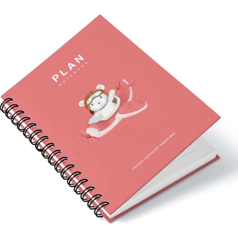 Deep Notebook Süresiz Planlayıcı Ajanda A5 Spiralli Pilot Tavşan Maskot Tasarımı Ajanda Fiyatı