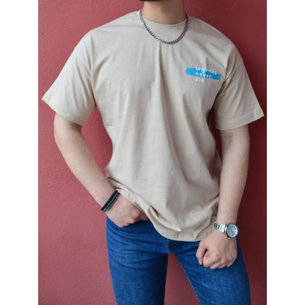 Deep Point Oversize Baskılı T-Shirt Erkek T-shirt Fiyatı