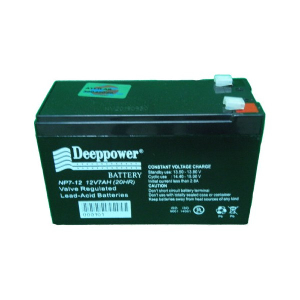 Deep Power Akü 12V 7AH / 20HR (DP12-7) (Çocuk Arabası) Deeppower Akü Fiyatı