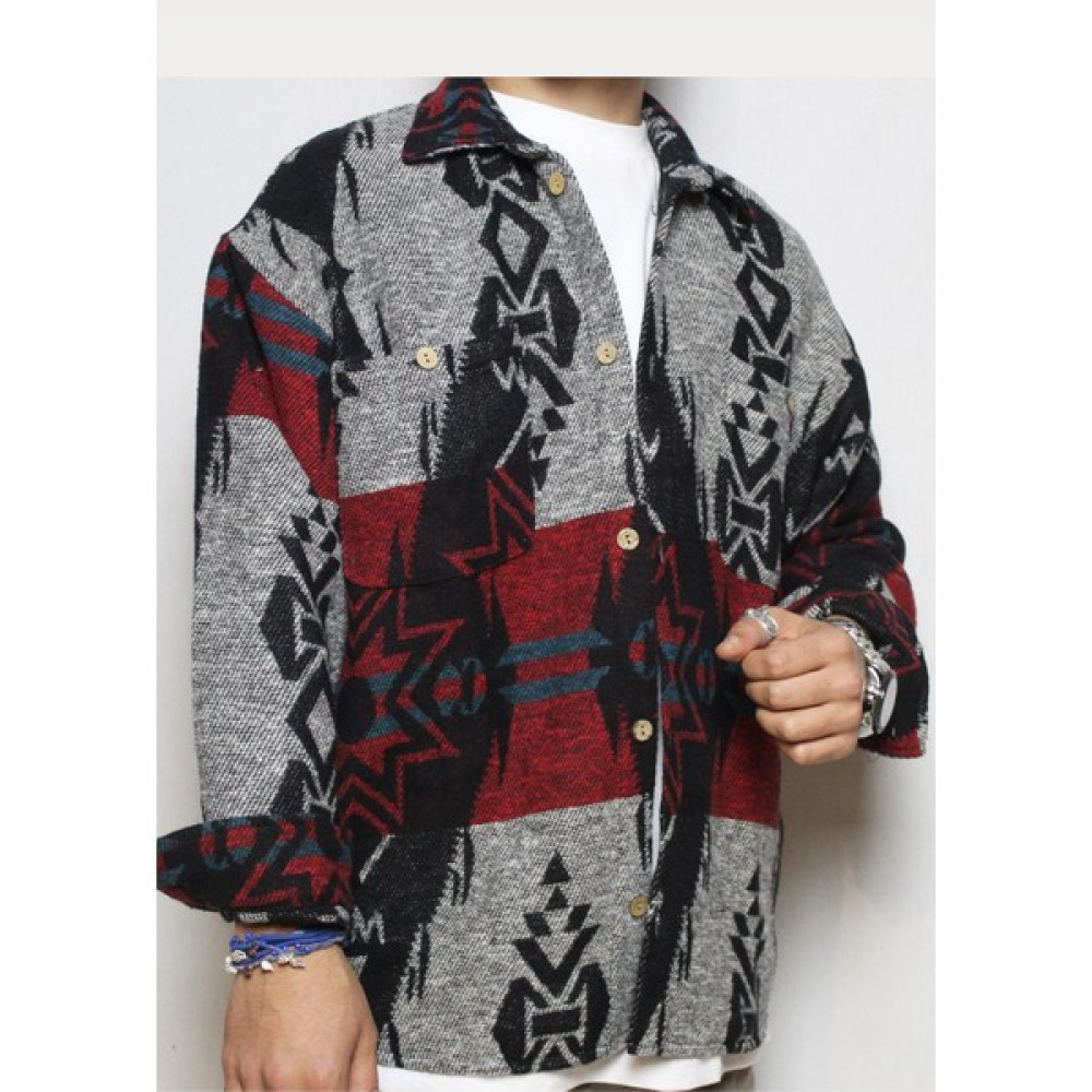 DeepArt Fashion Kilim Desenli Oversize Oduncu Gömlek Erkek Gömlek Fiyatı
