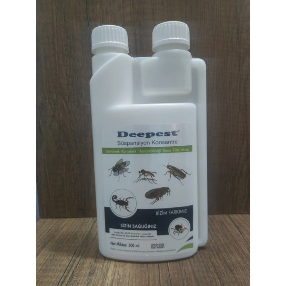 Deepest 12 Adet Deepest SC50 500ML Haşere Ilacı Sinek-Kene-Haşere Kovucu Fiyatı