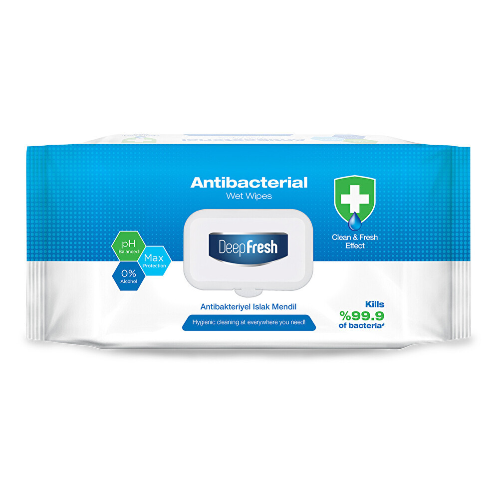 Deepfresh Antibakteriyel Islak Havlu 100'lü Islak Mendil Fiyatı