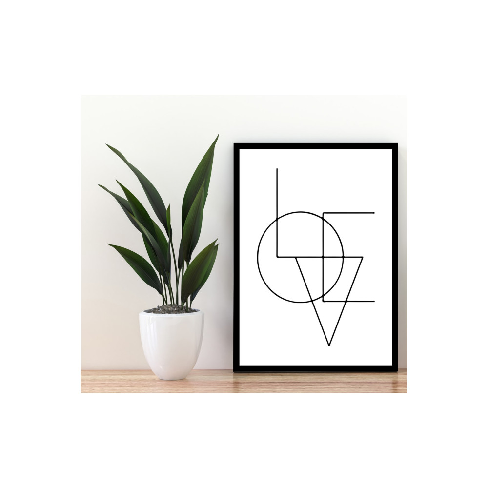Deephediyem Siyah Çerçeve Görünümlü Duvar Tablosu 20 x 30 Beden Tablo & Poster Fiyatı