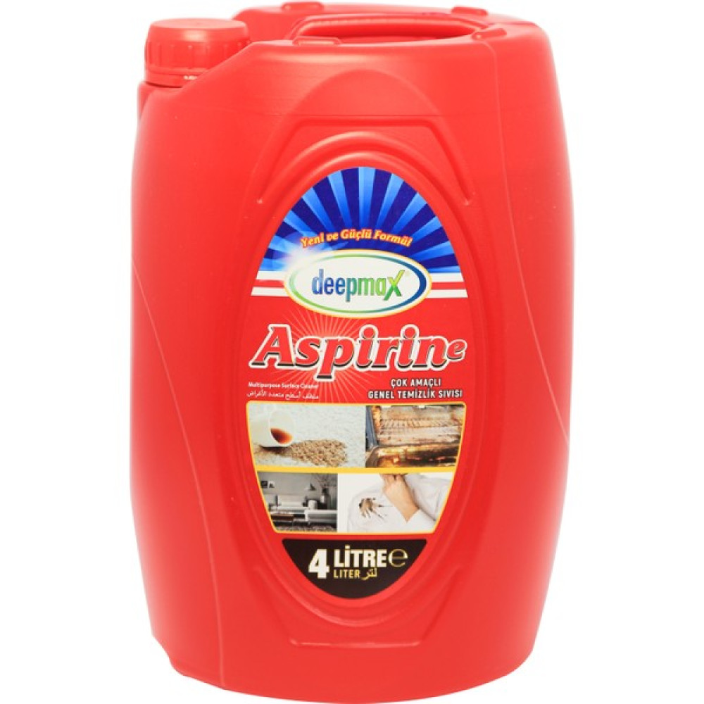 Deepmax Aspirine Çok Amaçlı Temizleyici 4litre - 4 Litre Temizlik Malzemeleri Fiyatı