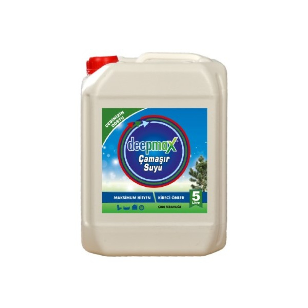 Deepmax Çamaşır Suyu Çam Ferahlığı Sıvı 5000 ml - 5 lt Çamaşır Yıkama Fiyatı