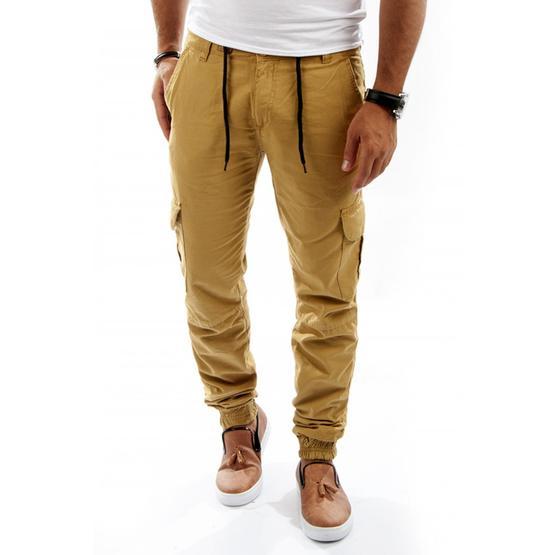Deepsea 1792 Camel Beli Lastikli Kargo Erkek Pantolon