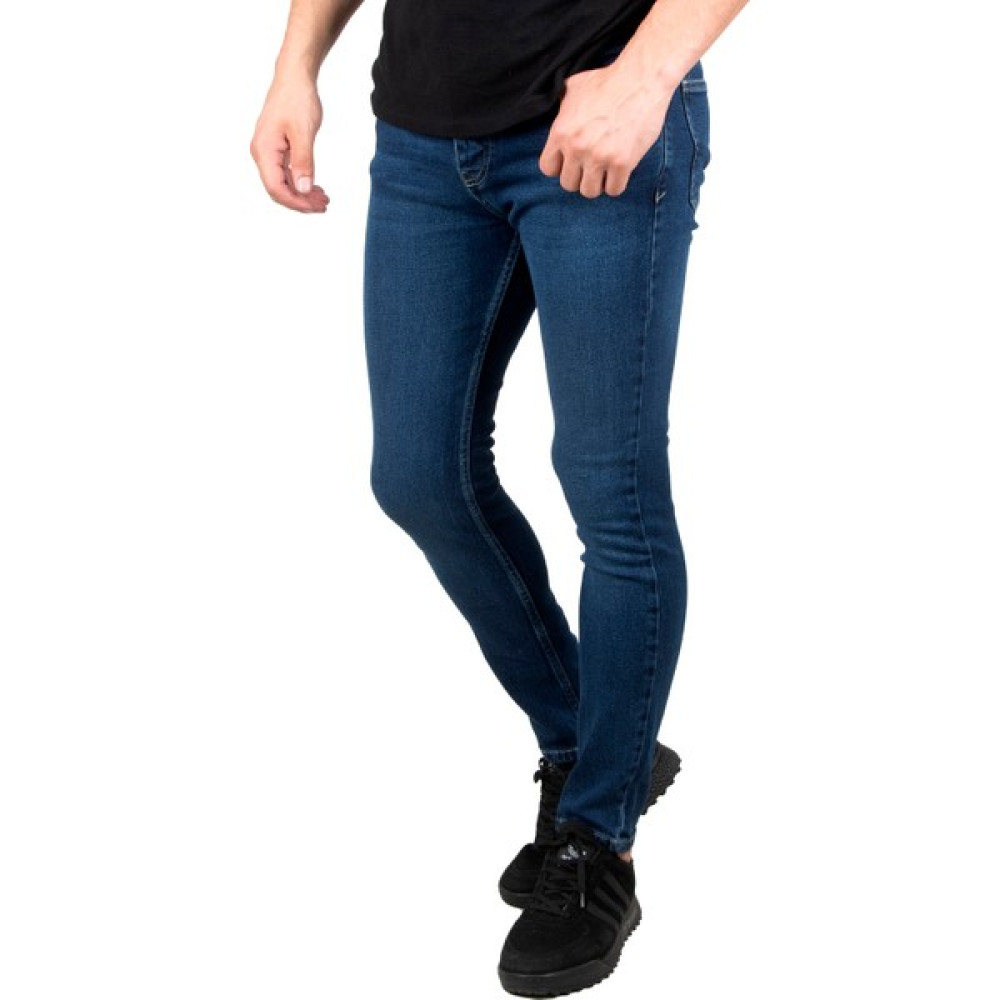 Deepsea Enzim Yıkama Likralı Dar Kesim Erkek Kot Pantolon 2302169 Erkek Jeans / Kot Pantolon Fiyatı