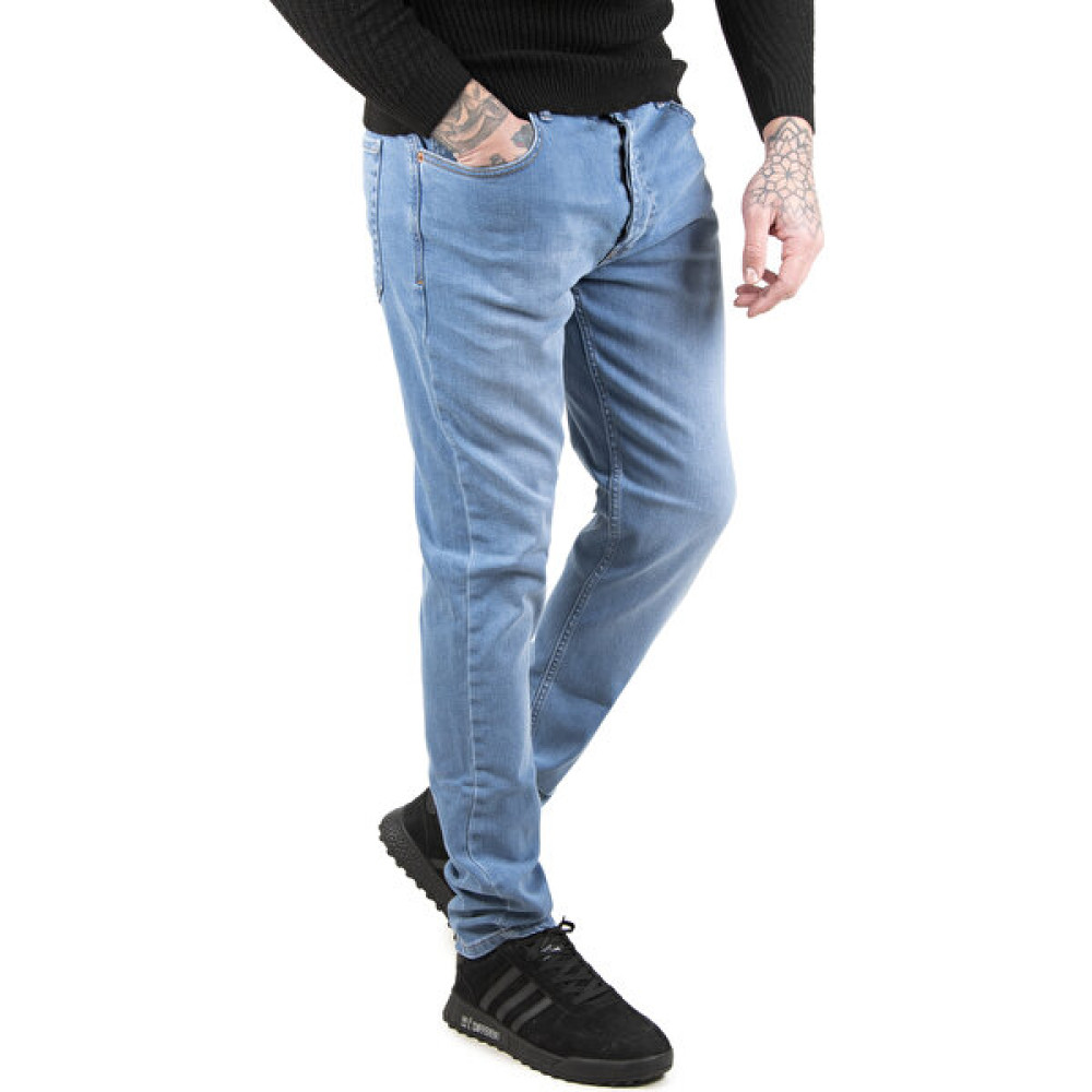 Deepsea Enzim Yıkama Taşlamalı Dar Kesim Likralı Erkek Kot Pantolon 2202029 Erkek Jeans / Kot Pantolon Fiyatı
