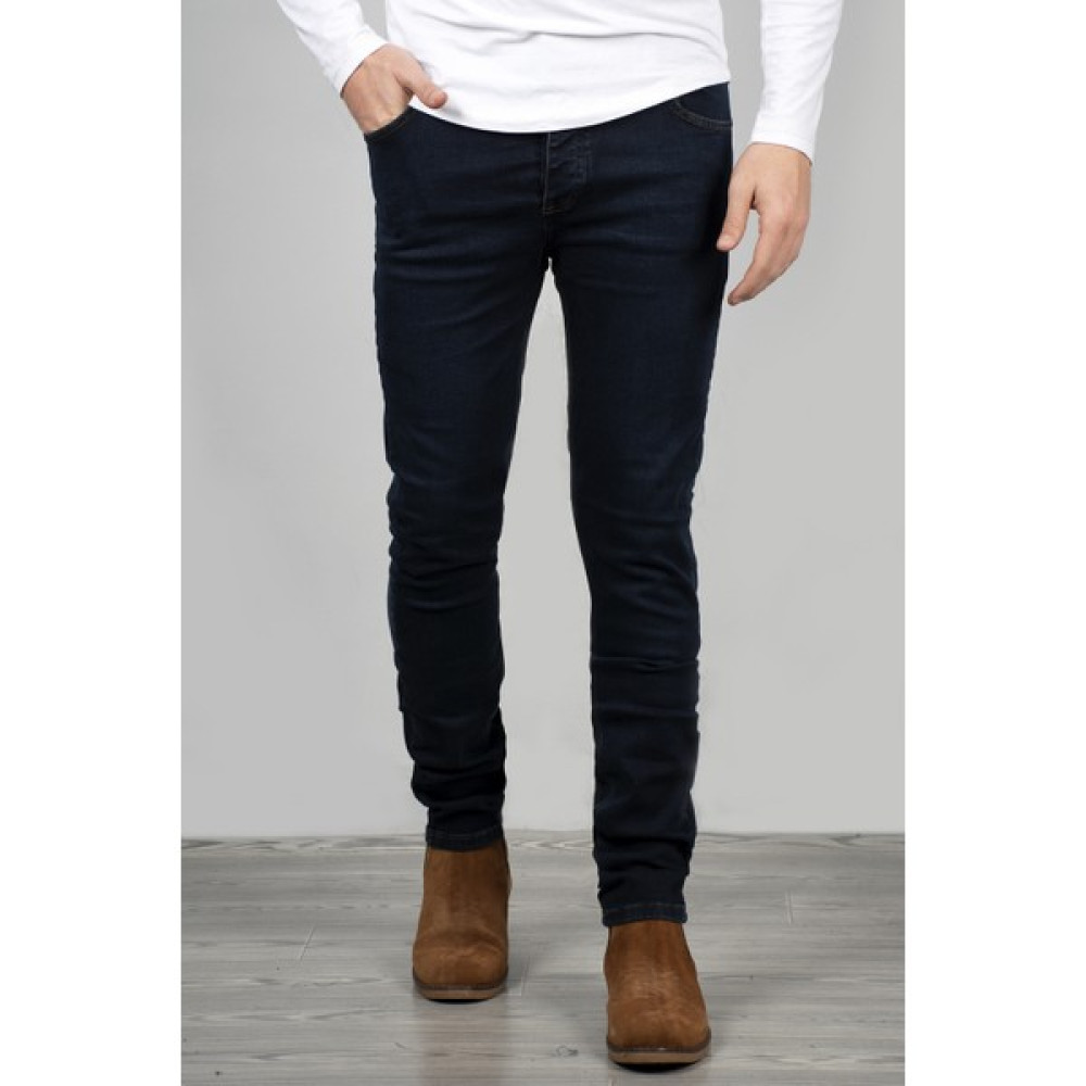 Deepsea Erkek Lacivert Likralı Dar Kesim Kot Pantolon 2002132 Erkek Jeans / Kot Pantolon Fiyatı