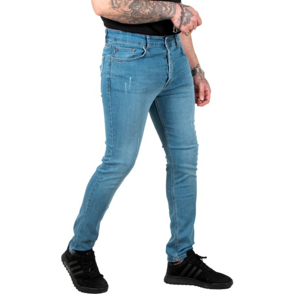Deepsea Lazerli Dar Kesim Likralı Erkek Kot Pantolon 2308822 Erkek Jeans / Kot Pantolon Fiyatı