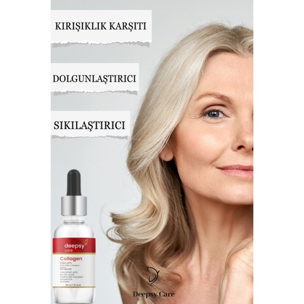 Deepsy Care Collagen Serum Yaşlanma Karşıtık Önleyici Kolajen Serum 30 ml - 1 Anti-Aging / Yaşlanma Karşıtı Fiyatı