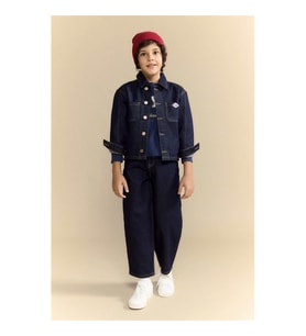 Defacto Barrel Fit Koyu Mavi Erkek Çocuk Jean Pantolon G4381A8/BE278 Erkek Çocuk Pantolon Fiyatı