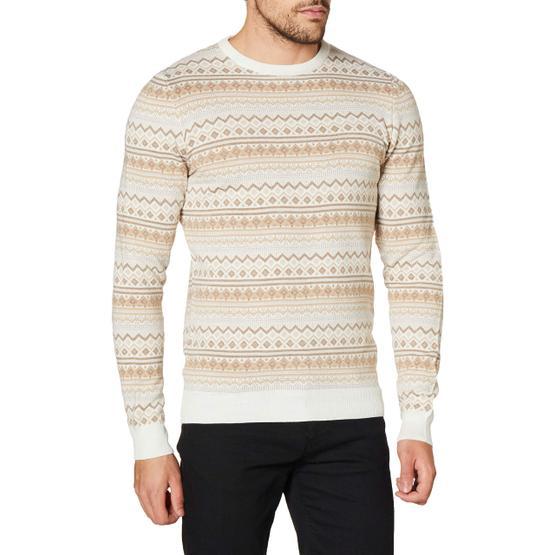 Defacto Bej Slim Fit Triko Erkek Kazak