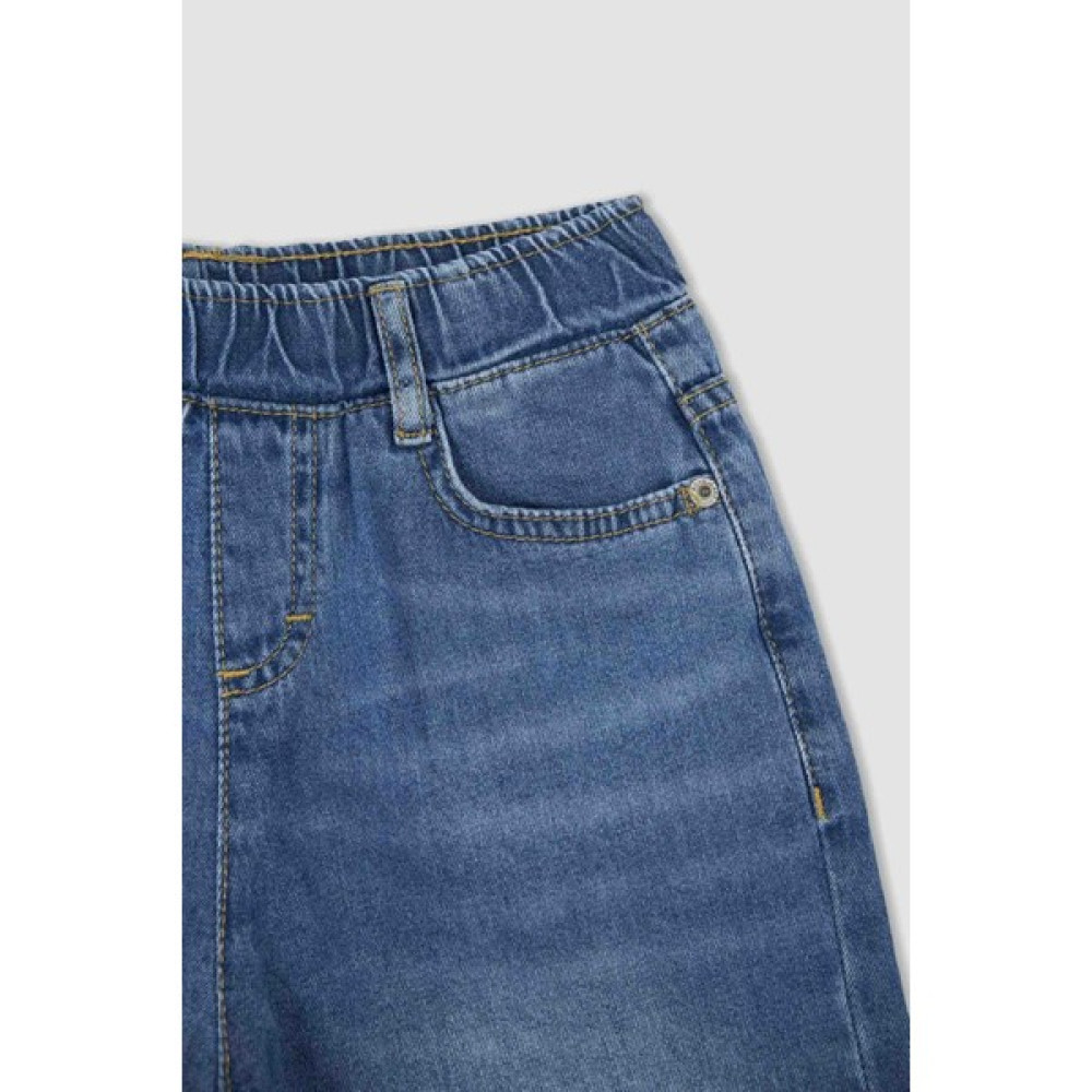 DeFacto Erkek Çocuk Balloon Fit Esnek Bel Jean Bermuda W8102A622SM Erkek Çocuk Capri / Kapri Fiyatı