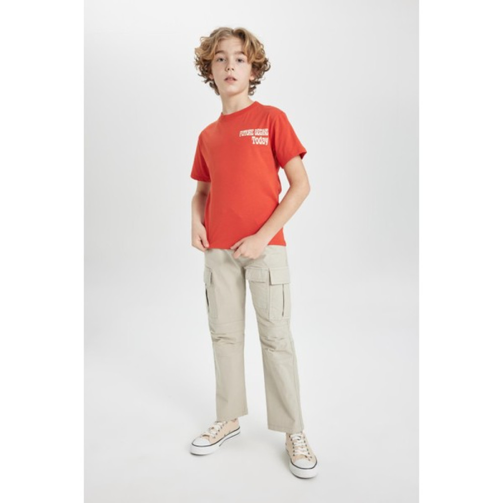 DeFacto Erkek Çocuk Jogger Gabardin Pantolon B5924A824SP Erkek Çocuk Pantolon Fiyatı