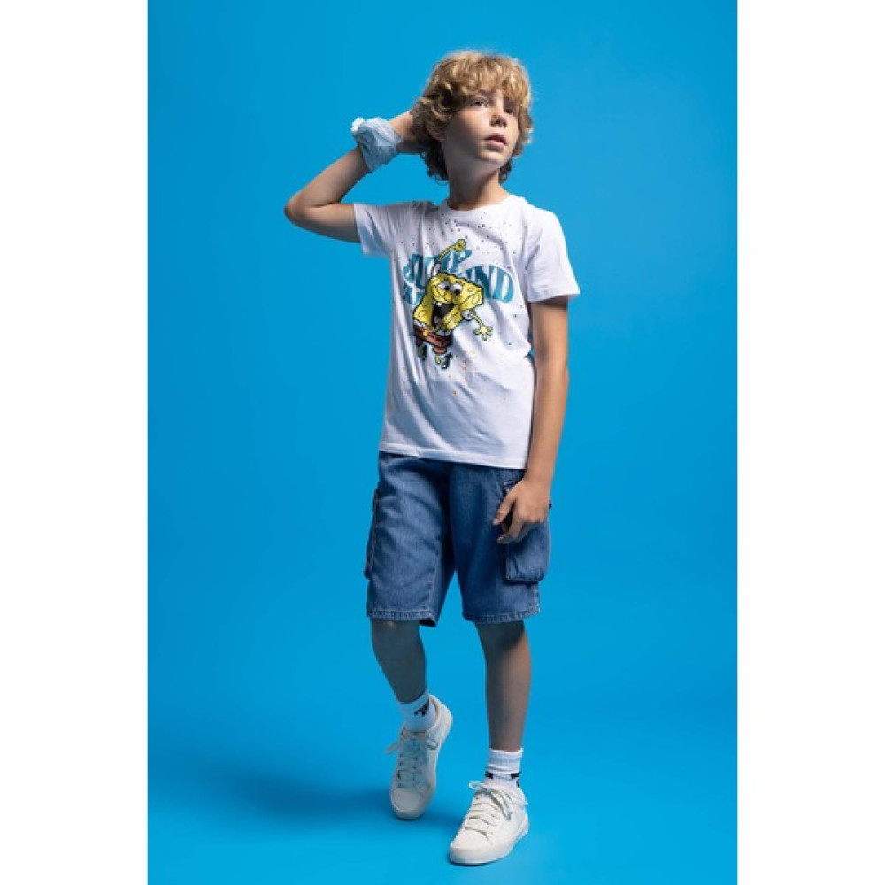 DeFacto Erkek Çocuk Kargo Fit Jean Şort Z5125A623HS Erkek Çocuk Capri / Kapri Fiyatı