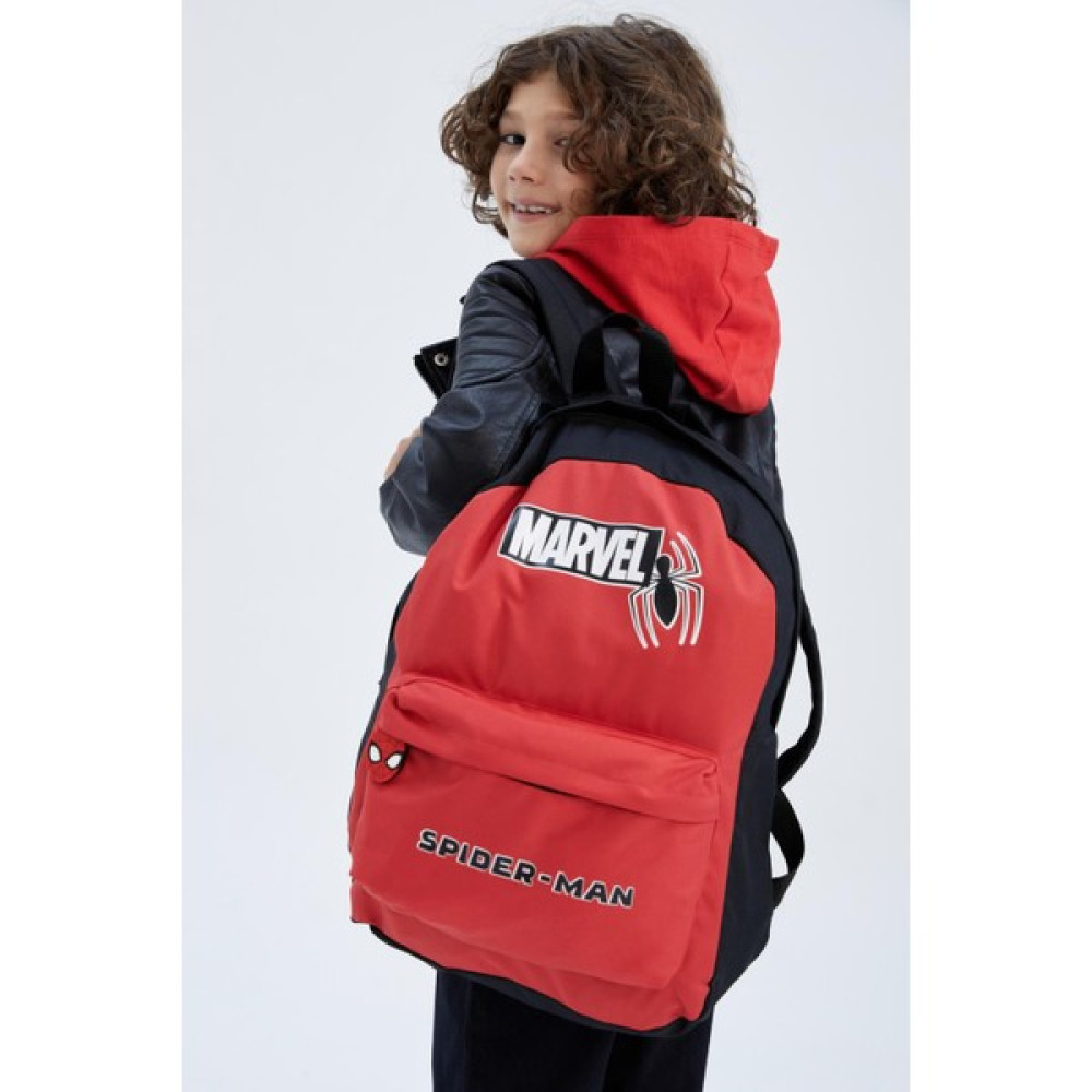 DeFacto Erkek Çocuk Marvel Spiderman Kendi Kendini Onaran Su Tutmayan Kumaş Sırt Çantası Y0716A6NS Okul Çantası Fiyatı