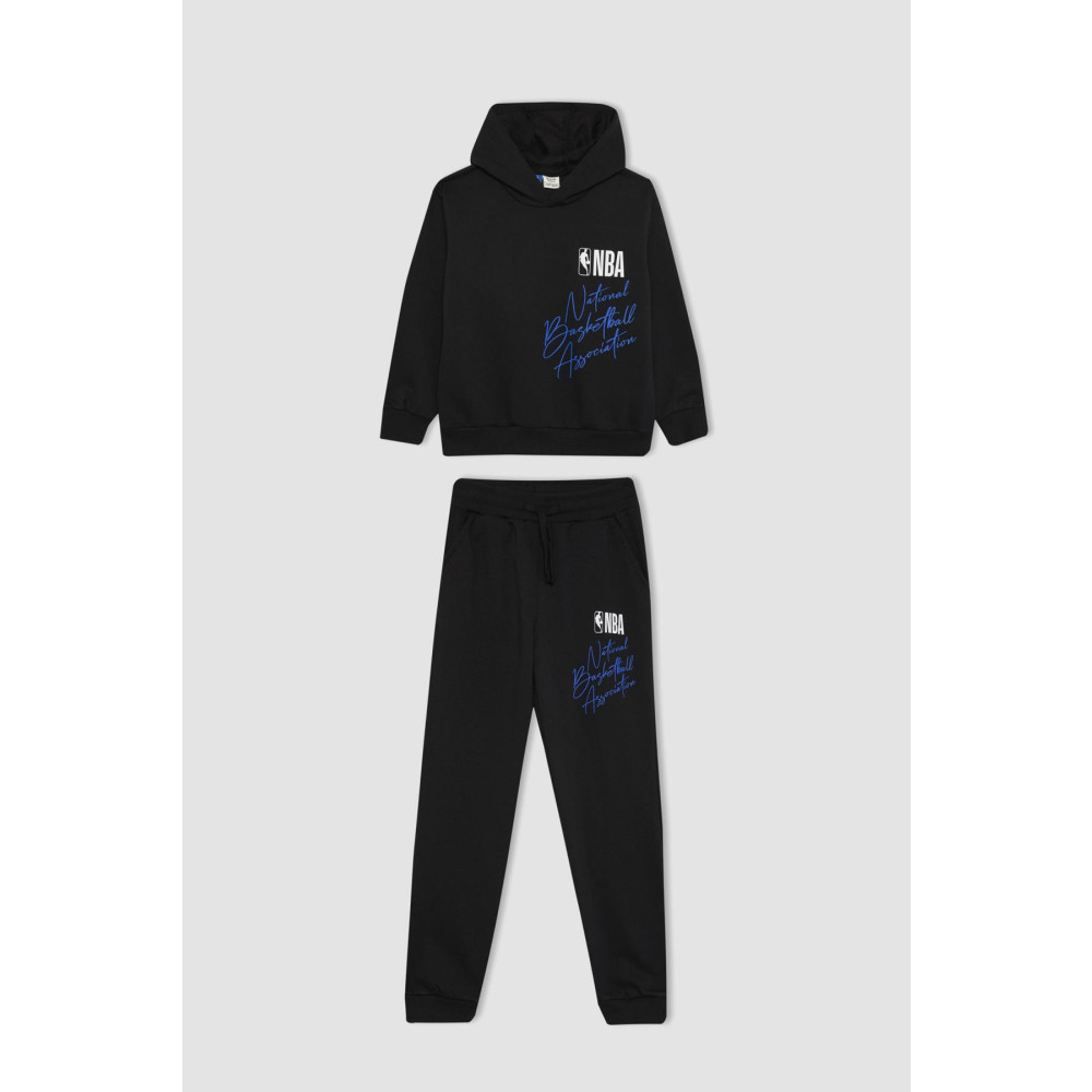 DeFacto Erkek Çocuk Nba Wordmark Sweatshirt Eşofman Altı 2li Takım 13-14 Yaş Beden Kadın Eşofman Fiyatı