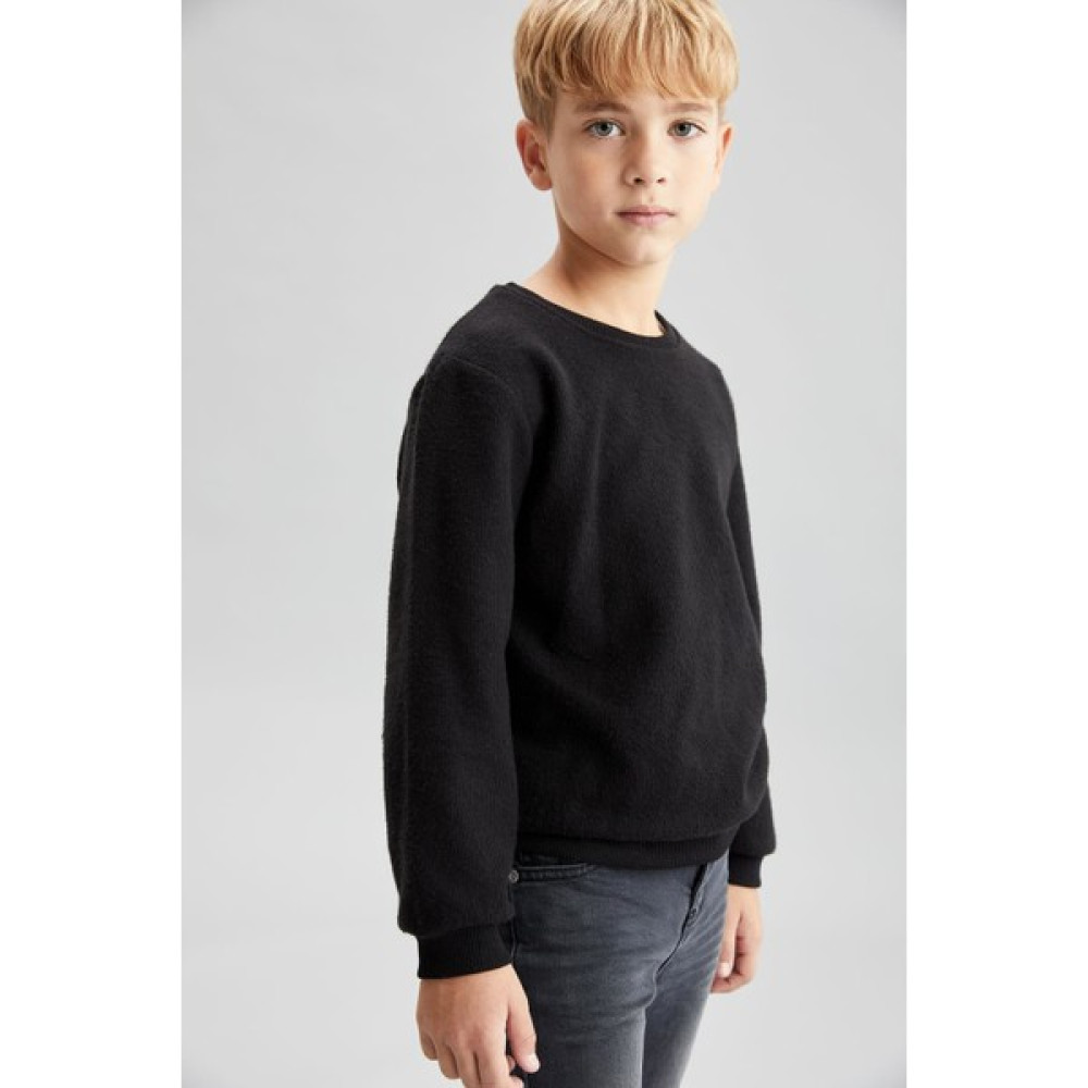 DeFacto Erkek Çocuk Okula Dönüş Bisiklet Yaka Sweatshirt S0744A620AU Erkek Çocuk Sweatshirt Fiyatı