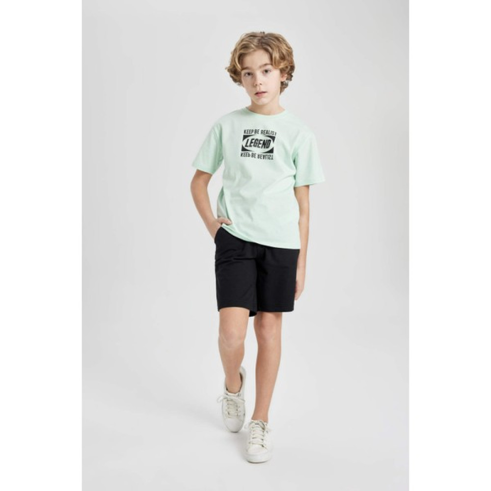 DeFacto Erkek Çocuk Regular Fit Basic Şort B5867A824SM Erkek Çocuk Capri / Kapri Fiyatı