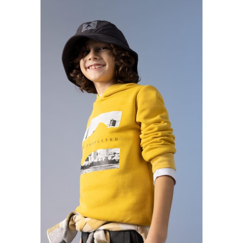 DeFacto Erkek Çocuk Regular Fit Kapüşonlu Sweatshirt Z4595A623SP Erkek Çocuk Sweatshirt Fiyatı
